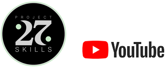 The YouTube and Project27 logos placed side-by-side.